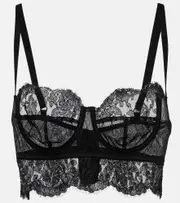 [Dolce & Gabbana] Dolce & Gabbana Lace bra top XL black