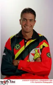 Andrew Whittall Zimbabwe 1998 Old Player Cricket Photo