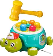 KONTONTY Tortoise Game Educational Hammering for Develops Hand Eye Coordination Active Thinking Fun Engaging Learning Experience