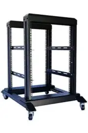 NEW 15U 4 Post Open Frame Racks 19'' Server/Audio Steel Rack 24'' Deep