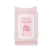 The Face Shop Rice Water Bright Makeup Remover Wipes for Face with Rice