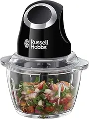[Russell Hobbs] Electric Mini Chopper, 500 ml, Black (Food Processor, Universal Chopper for Vegetables, Fruits and Meat)