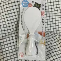 在飛比找蝦皮購物優惠-【現貨】日本 百元商店 貓咪 喵星人 白貓 可站立飯匙 飯匙