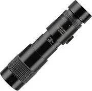 Portable All-Metal Monocular, 10-300X Zoom External Telephoto Lens, Outdoor Dual-Adjustment Zoom Telescope with Tripod