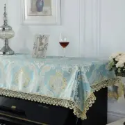 78x35inch Piano Anti-Dust Cover Dust Clean Fabric Cloth Elegant Piano Towel