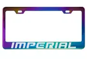 Neo Chrome License Plate Frame For Imperial