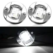 2pc Boat Marine Interior Light Transom Stern Lamp Navigation LED Anchor Sailboat