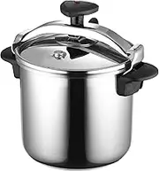 Magefesa 12 Quart Star R Stainless Steel Fast Pressure Cooker, Large, Silver