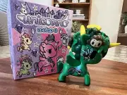 Tokidoki Fauna Unicorno Series 8 Mini Figure 3" Green Unicorn Monkey Bananas Toy