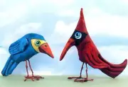 Cloth Fold Art Doll Pattern "Birdz" by Susan Barmore