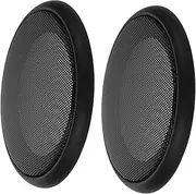 ULTECHNOVO 2pcs 4 Speaker Grill Mesh Protector Cover for Car Audio System Durable Speaker Baffles Easy Installation Subwoofer Accessory Prevents Debris for Car Enthusiasts