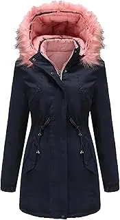 [JEShifangjiusu] Winter Clothing Women Warm Waterproof Thick, Same Hat, Brown, XL