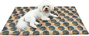 Portable Outdoor Dog Bed Mat, Waterproof & Foldable Pet Bed for Travel, Camping, Grooming & Training, Large Size Roll Up Travel Camping Pet Bed, 43.3in*26.8in (Prints XXL)