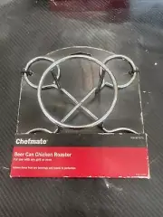 Mr. Bar-B-Q Beer Can Chicken Roaster Holder Barbecue - New K-001