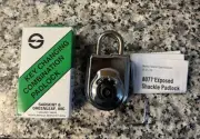 Sargent & Greenleaf Key High Security Key Changing Combination Padlock 8077
