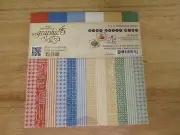 Graphic 45 NEW Home Sweet Home 36 Sheets Patterns and Solids 6 x 6 Paper Pad