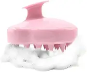 Hair Scalp Massager Shampoo Brush, Scalp Care Hair Wash Brush Silicone Comb - Pink