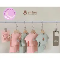 在飛比找蝦皮購物優惠-Embes ETHO 兔子圖案短袖衣服套裝