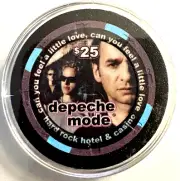 Casino Chip, Hard Rock $25 "Depche Mode" Casino Legends Hall of Fame