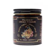 Brooklyn Grooming Pilgrim's Matte Cream Pomade Wild Orange & Cedarwood 4 oz