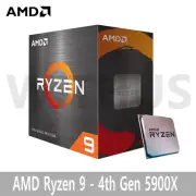 AMD Ryzen R9 5900X 3.7-4.8GHz 12Core 24Thr AM4 105W CPU Processor no cooler
