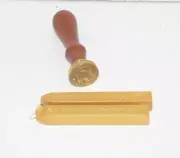 Wax Seal Stamp Corona Sun Rapunzel Stamp with 2 Wax Sticks