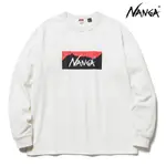 [NANGA] ECO HYBRID BOX LOGO L/S TEE  (下單前請先聊聊詢問庫存)