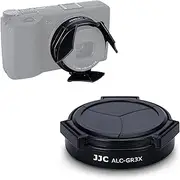 JJC Auto Open and Close Lens Cap Cover for Ricoh GR IIIx GRIIIx GR3x HDF Camera, Dustproof and Anti-Scratch Lens Protector No Need to Remove
