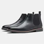 40~46 MEN CHELSEA BOOTS FASHION LEATHER SHOES 男士切爾西皮靴