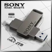 Sony Compatible 2TB High-Speed USB Flash Drive – Metal Pen Drive with Type-C