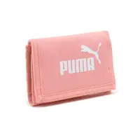 在飛比找momo購物網優惠-【PUMA】錢包 Phase Wallet 粉紅 白 零錢袋