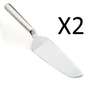 Norpro Polished Stainless Steel Pie/Cake Server/Spatula, 10 ½ Inches (2-Pack)