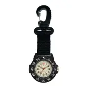 Outdoor Hiking Wall Watch Round Pocket Watch Luminous Quartz Movement