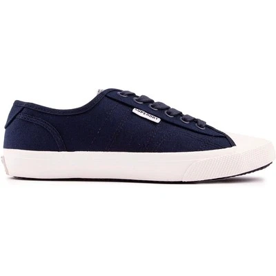 Superdry Womens Classic Low Pro Vegan Plimsolls Sneakers Blue