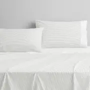 Sheridan Bretton Sheet Set in Grey Cotton