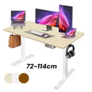 PORIYA Electric Height Adjustable Table Computer Gaming Table Home Office Desks