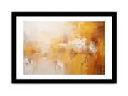 Abstract Brown Framed Art Framed print Art Poster