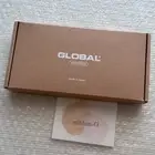 GS-200/SP GLOBAL Mini Chopper Plain with Scraper All Stainless Steel Knife NEW
