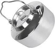 Abaodam Stainless Steel Portable Camping Kettle for Hiking Fishing Outdoor Use Lightweight Water Pot with Convenient for Boiling Water Soup Instant Beverages
