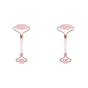 2x Rachel & Jen Dual Head Facial Skin/Neck Jade Roller Massager Skin Care PK