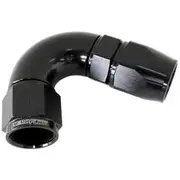 Aeroflow 570 Series One-Piece Full Flow 120° Hose End -16AN, AF574-16DBLK