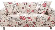 MIDODO Printed Couch Cover Stretch Sofa Covers Patterned Sofas Seater Slipcovers for 4 Cushion Couch Set (QAN, 4 Seater/Large 3 Seater)