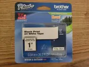 Brother Genuine P-touch TZE-251 Tape, 1" (0.94") Standard Laminated P-touch Tape