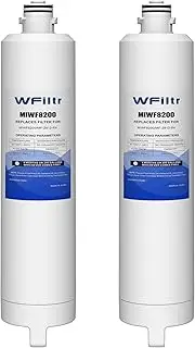 MIWF8200 Replacement for Midea MF-2812-R4 MF-2812-R4R Sharp SJWF300 Twist-in Refrigerator Water Filter, Compatible with Midea French Door Refrigerator MRF29D3AST MRF29D6AST MRF29D9BST