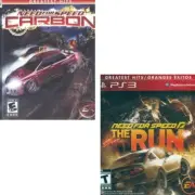 Need for Speed: Carbon + The Run Greatest Hits PS3 New Game Bundle Special