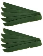 10 Pieces 19" Canvas Machete Sheath Cover Case Scabbard Belt Loop Olive Green