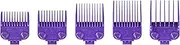 Andis 560997 OG Master Dual Magnet Attachment Clipper Guard Set, 5-Pack, Purple