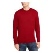 CLUB ROOM Men's Classic Fit Wool Blend Pullover Sweater, Cherry, XL