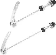 Bike Hub Stem Lever Set Quick Release Skewers for Road Bikes Easy Mounting Locking Mechanism Rugged Construction for Mountain Biking