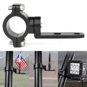UTV Whip Mount Flag Light Bracket Fit For 1.25"-1.5"Roll Bar/Rod/Tube